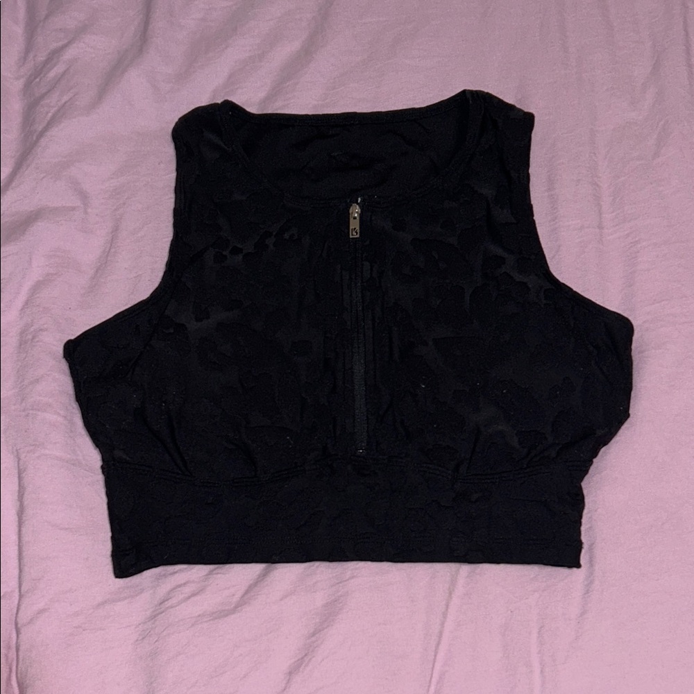 Buffbunny black animal print sports bra